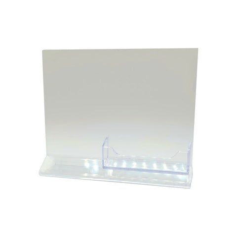 Top Load 7 x 5 Sign Holder with Business Card Holder