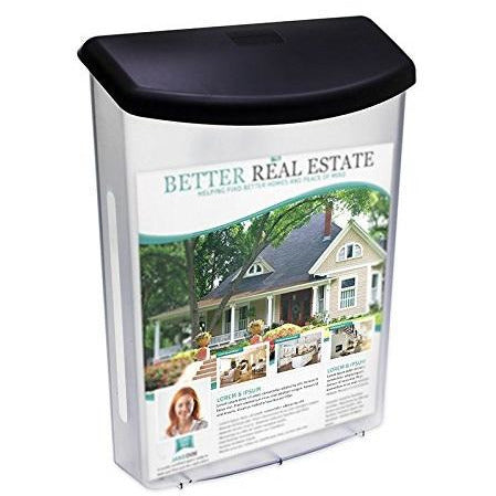 Outdoor Brochure Holder for 8.5 x 11 Literature with Hinged Top