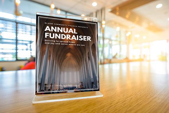 Bottom Loading Double-Sided Sign Holders