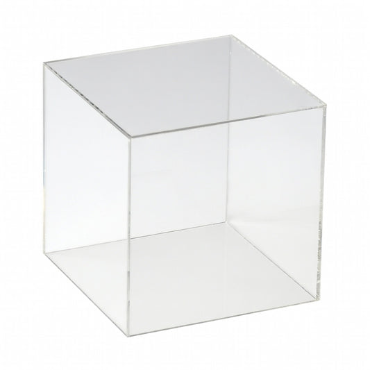 3/16" Thick Clear Acrylic 5 Sided Square Cubes