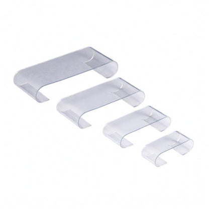 Acrylic Scroll Riser Displays