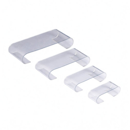 Acrylic Scroll Riser Displays