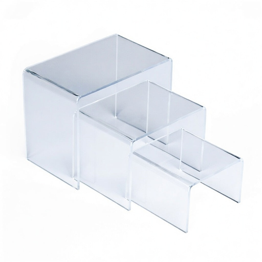 1/4-Inch Thick Medium Acrylic Riser Displays – Dazzling Displays