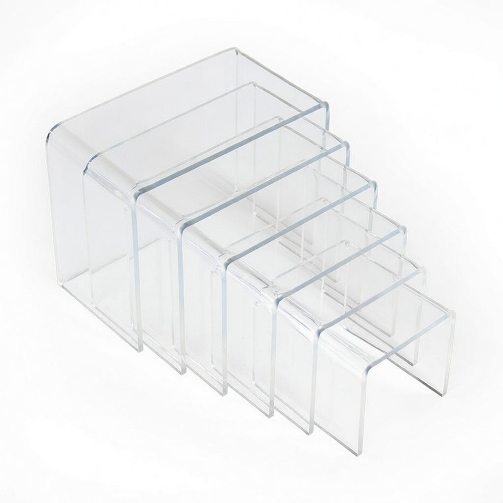 Medium Plastic Riser 3/16-Inch Thick Medium Acrylic Risers – Dazzling Displays