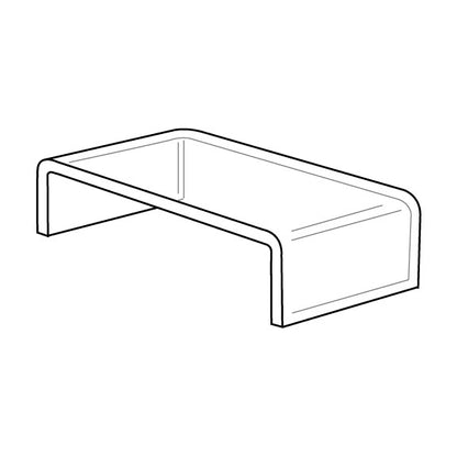 3/16-Inch Thick Wide Acrylic Risers