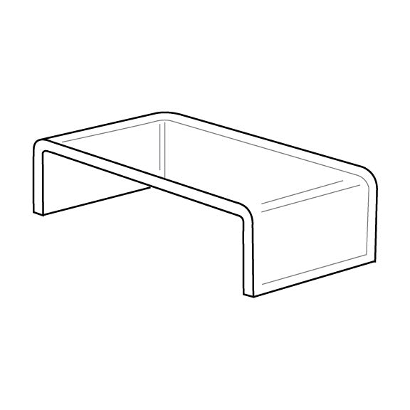 3/16-Inch Thick Wide Acrylic Risers