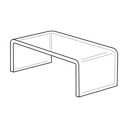 3/16-Inch Thick Wide Acrylic Risers