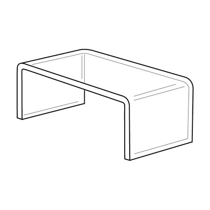 3/16-Inch Thick Wide Acrylic Risers