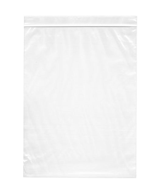 2 Mil 13 x 15 Clear Resealable Poly Bags, Pack of 100
