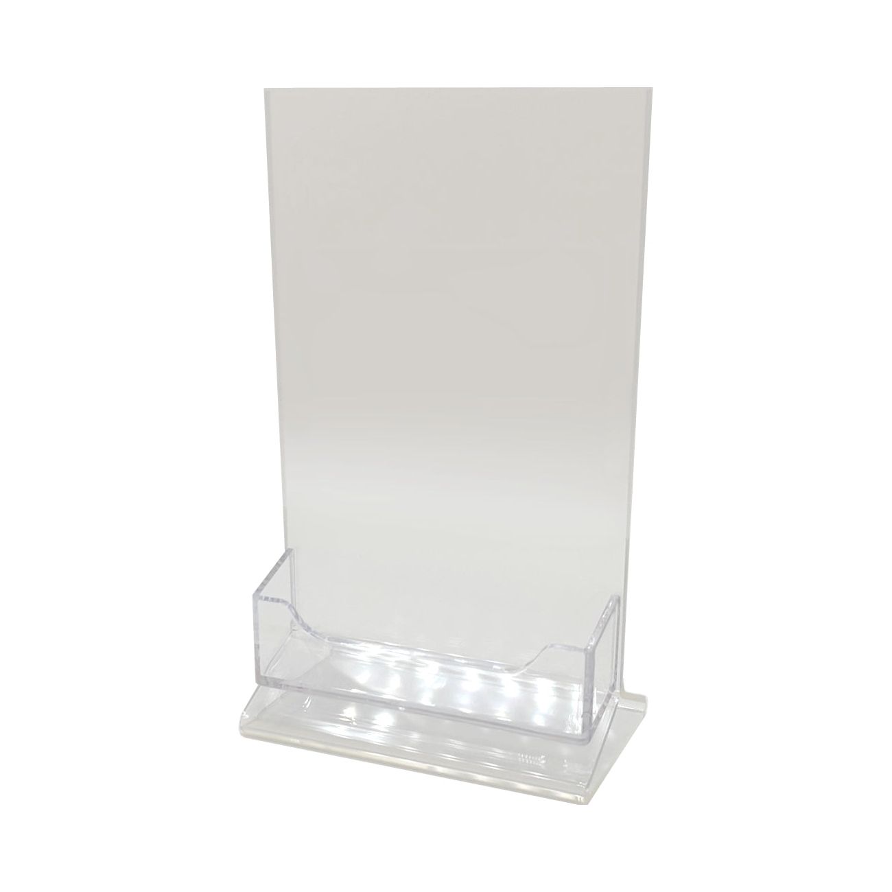 Top Load 4 x 6 Sign Holder with Business Card Holder