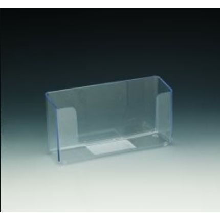 Clear Wall Mount Brochure Holder for 6 x 8.5 Half-Page Brochures