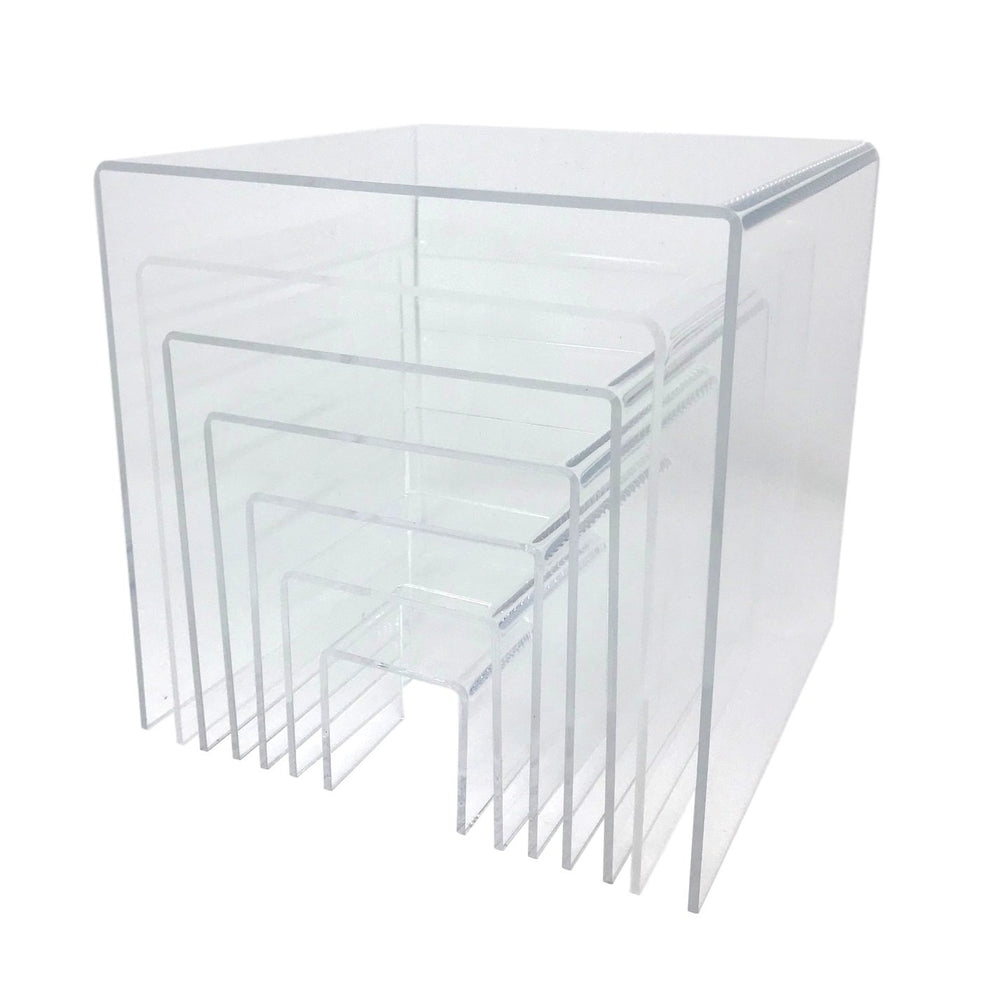 1/8-Inch Thick Square Acrylic Riser Displays – Dazzling Displays