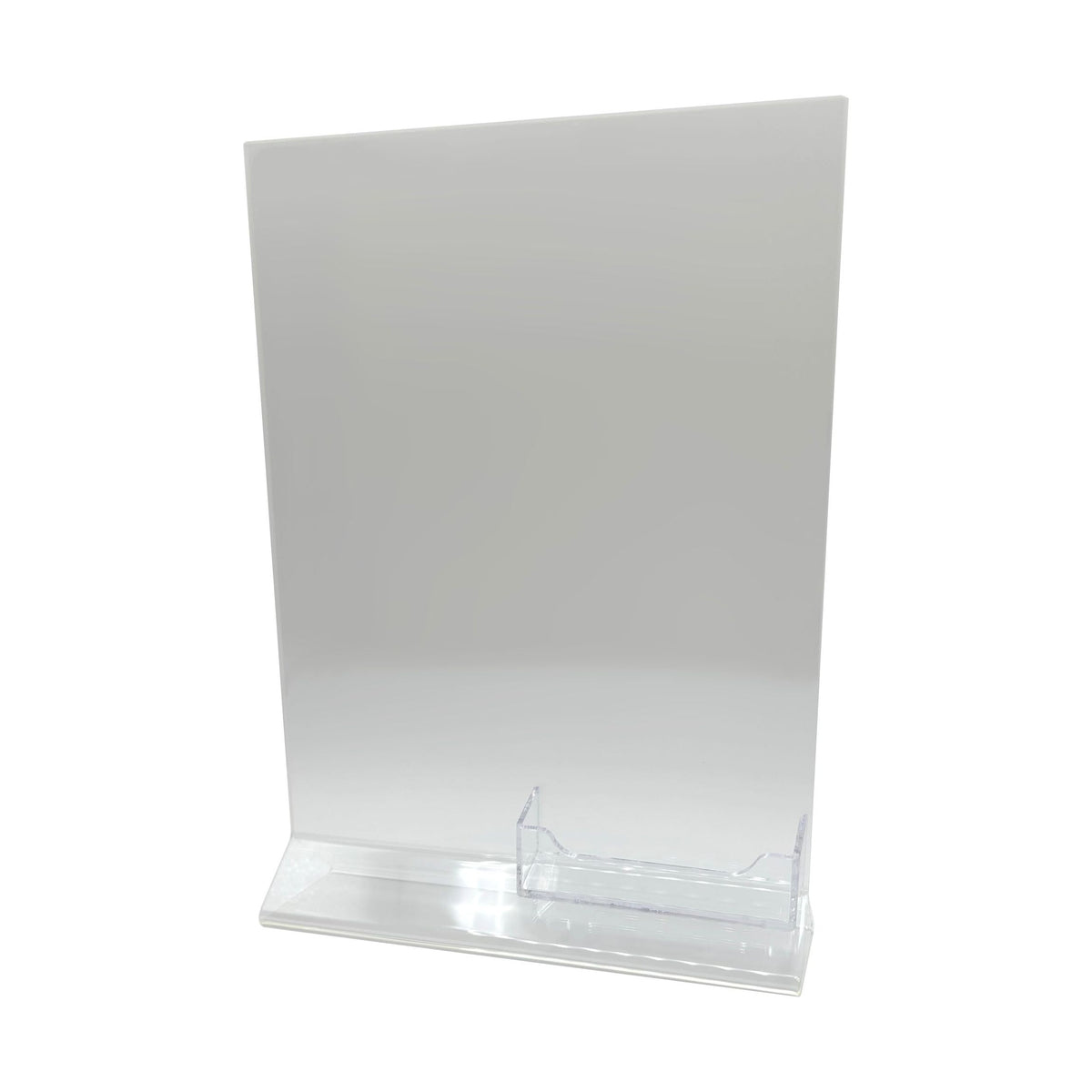 Top Load Display Top Load 8 x 10 Sign Holder with Business Card Holder β Dazzling Displays
