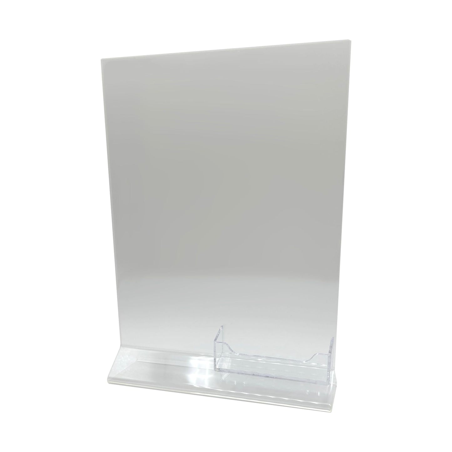 Top Load 8 x 10 Sign Holder with Business Card Holder