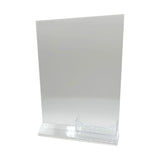 Top Load 8 x 10 Sign Holder with Business Card Holder