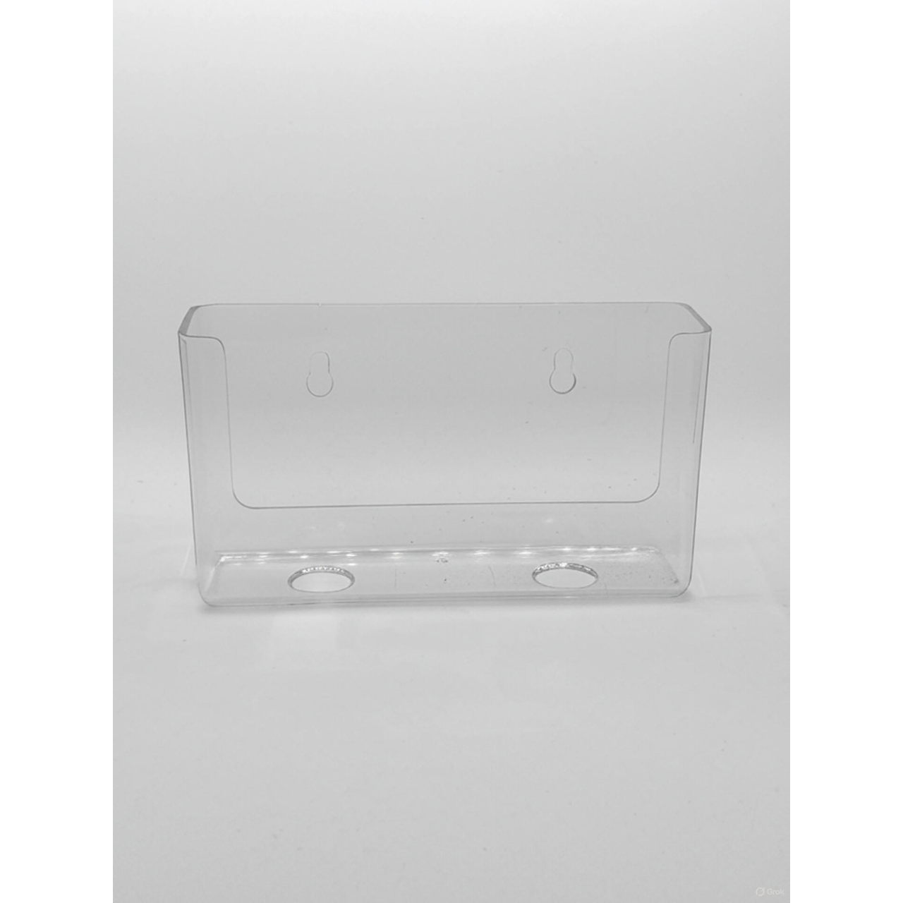 Clear Wall Mount Brochure Holder for 6 x 8.5 Half-Page Brochures