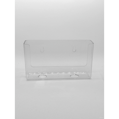Clear Wall Mount Brochure Holder for 6 x 8.5 Half-Page Brochures