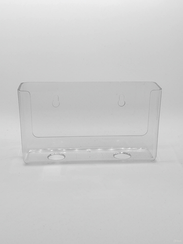 Clear Wall Mount Brochure Holder for 6 x 8.5 Half-Page Brochures