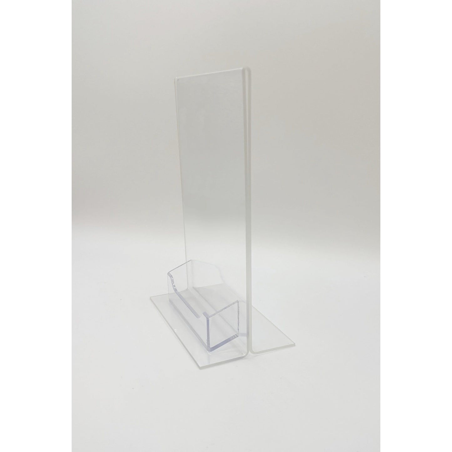 Bottom Load 5 x 7 Sign Holder with Business Card Holder