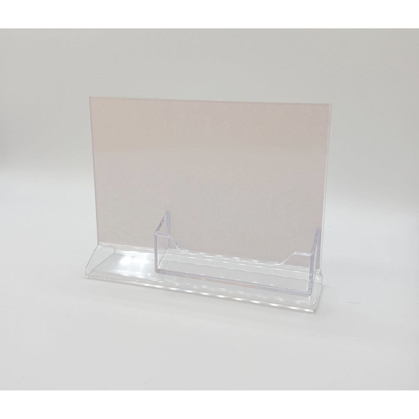 Top Load 6 x 4 Sign Holder with Business Card Holder