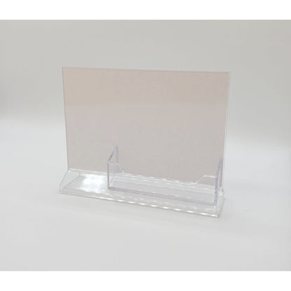 Top Load 6 x 4 Sign Holder with Business Card Holder