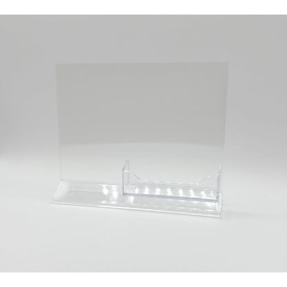 Top Load 7 x 5 Sign Holder with Business Card Holder