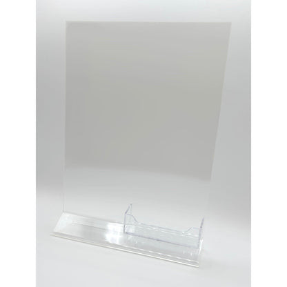 Top Load 8 x 10 Sign Holder with Business Card Holder