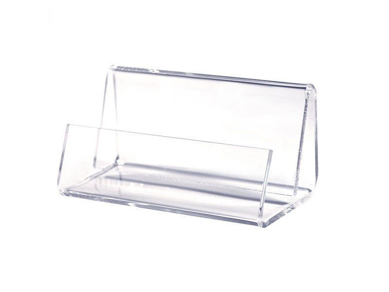 Clear Open-Ended Acrylic Business Card Holder