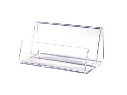 Clear Open-Ended Acrylic Business Card Holder