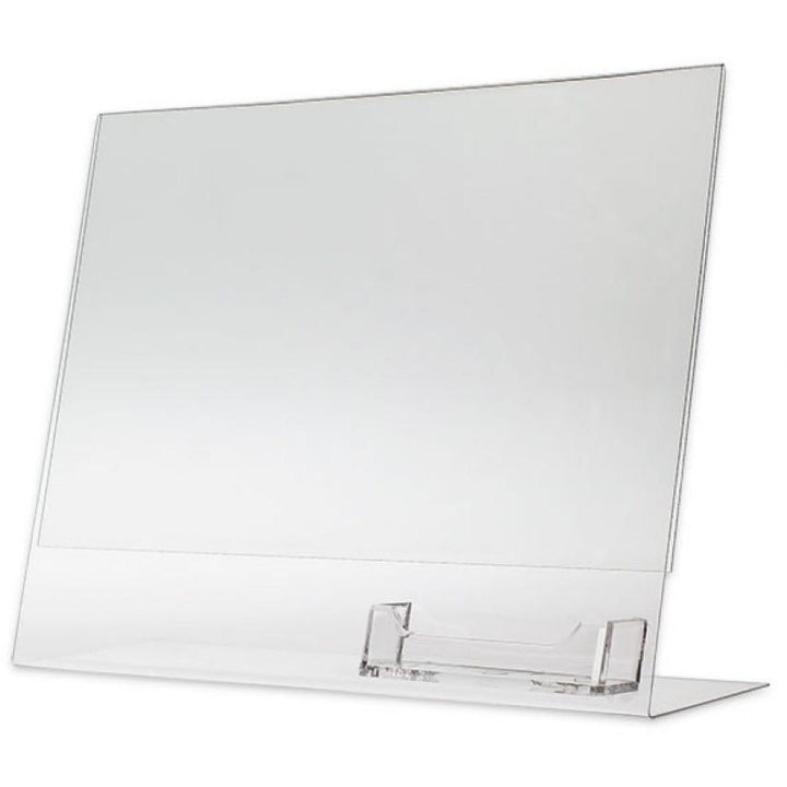 Clear Slanted Sign Holders | Slanted Acrylic Sign Holders – Dazzling ...