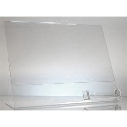 Slanted 11" x 8-1/2" Sign Holder with Business Card Holder