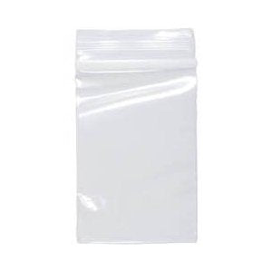 2 Mil 2 x 3 Clear Resealable Poly Bags, Pack of 100