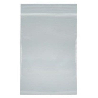 2 Mil 3" x 4" Clear Resealable Zip Lock Poly Bags, Pack of 100