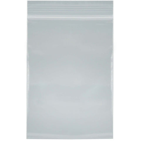 4 Mil 4" x 6" Clear Resealable Zip Lock Poly Bags, 100-Pack