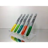 Acrylic Pen Stand Display for Up To Five Pens