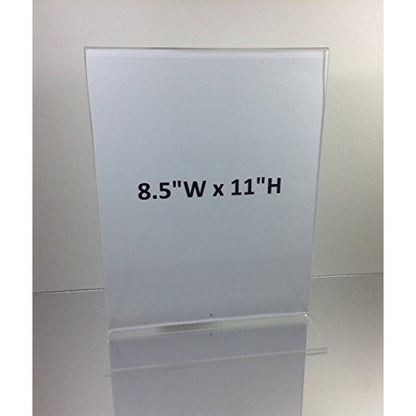 Bottom Load 8-1/2" x 11" Sign Holder