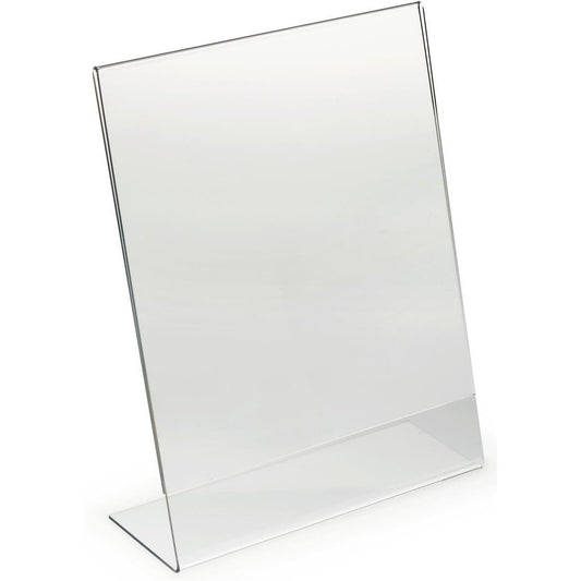 Clear Slanted Sign Holders | Slanted Acrylic Sign Holders – Dazzling ...