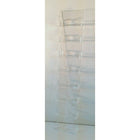 Clear Acrylic 8-Pocket Wall-Mount Business Card Holder