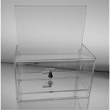 Clear Acrylic Easy Drop Donation Box