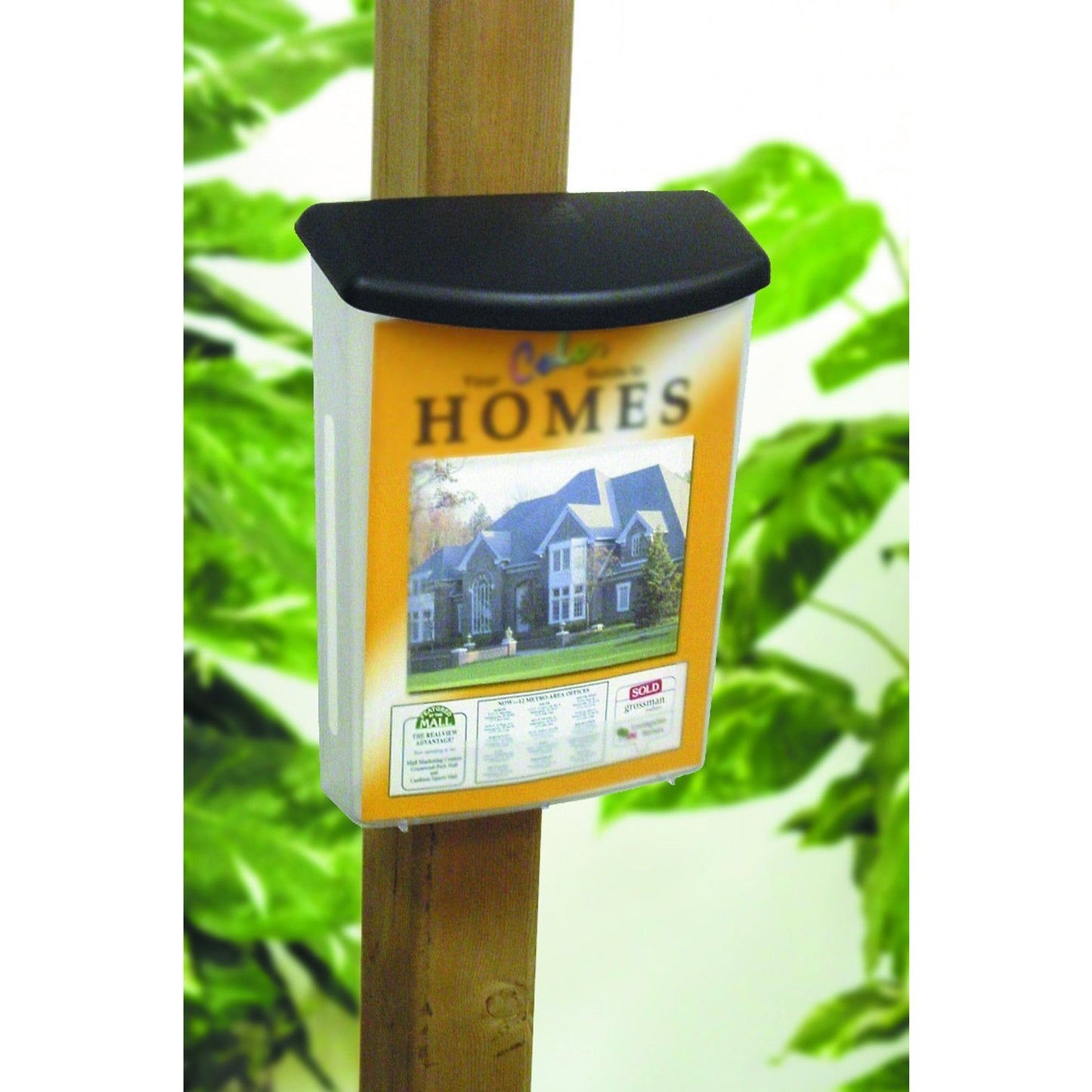 Outdoor Brochure Holder for 8.5 x 11 Literature with Hinged Top