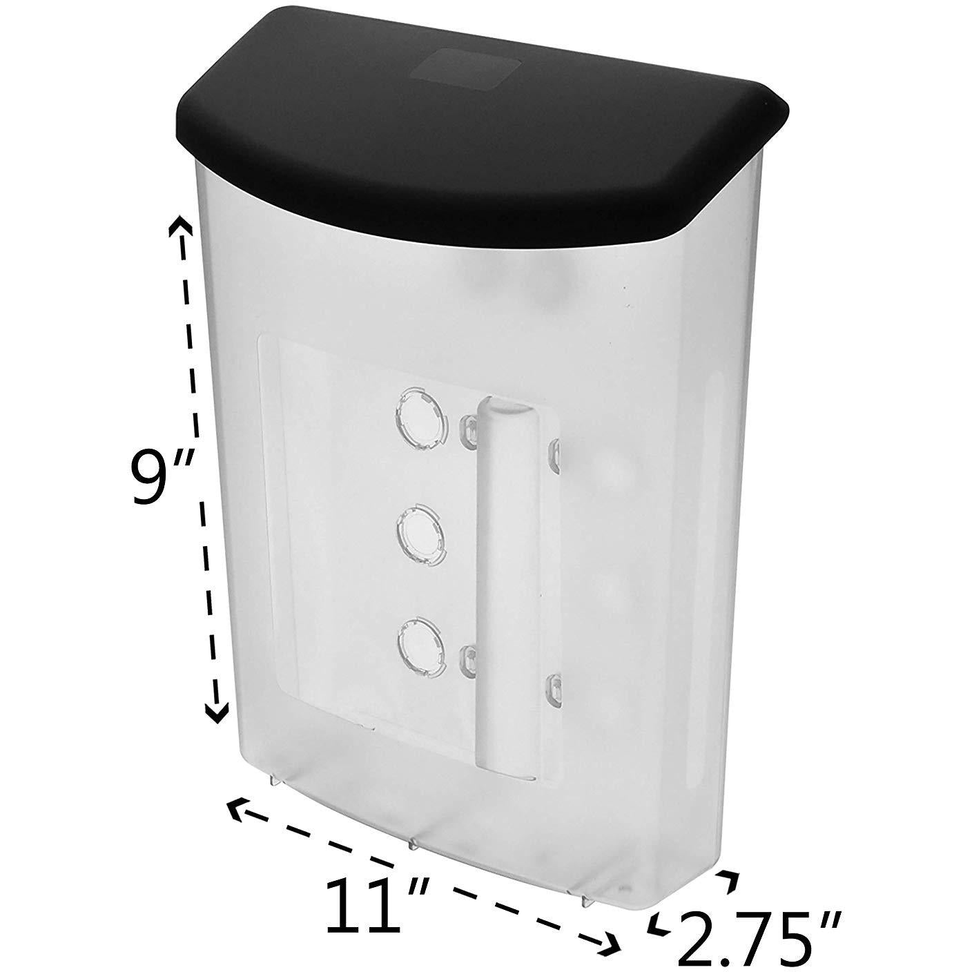 Outdoor Brochure Holder for 8.5 x 11 Literature with Hinged Top
