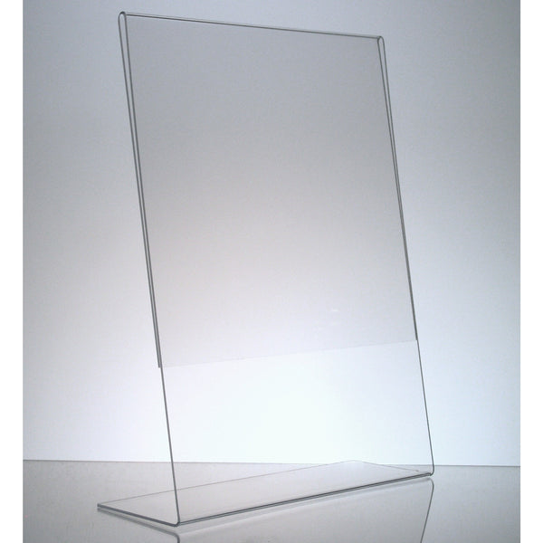 Slanted 8.5 x 11 Sign Holder – Dazzling Displays